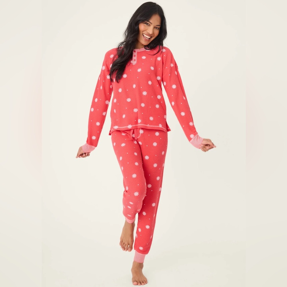 PJ Salvage Snowflakes Pajamas Set